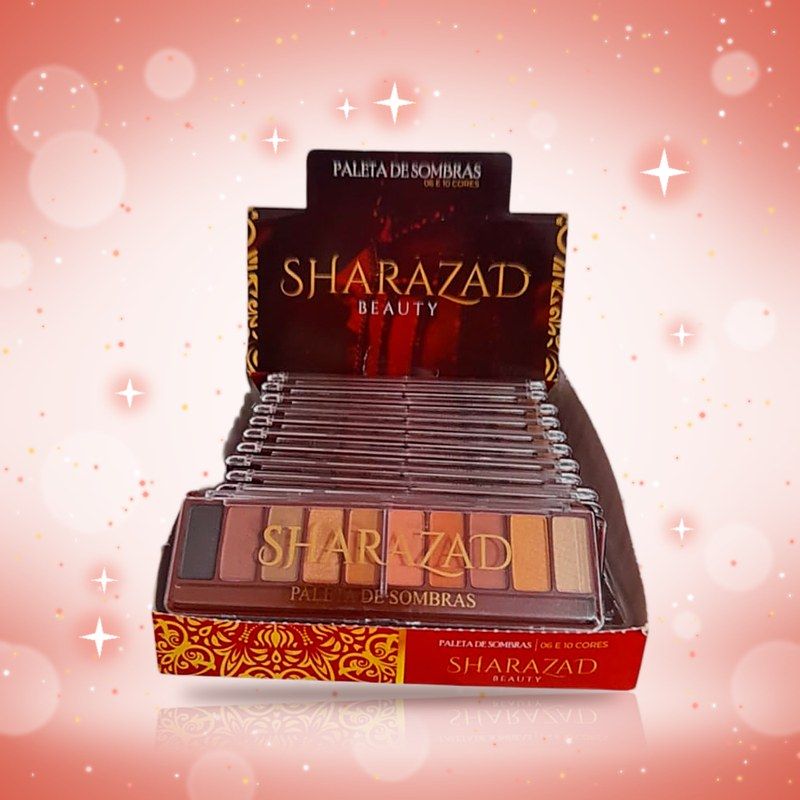 Paleta de Sombras Sharazad 10 Cores